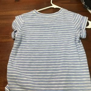 Purple striped shirt